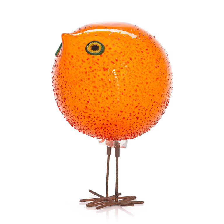 Alessandro Pianon, a 1960's 'Pulcino' glass bird for Vistosi, Italy.