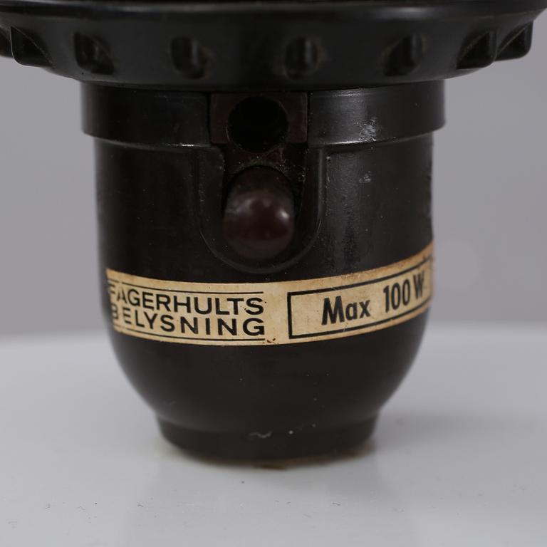 BORDSLAMPOR, ett par, Fagerhult, 1900-talets andra hälft.