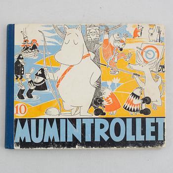 Books, 5 vol, "Mumintrollet".