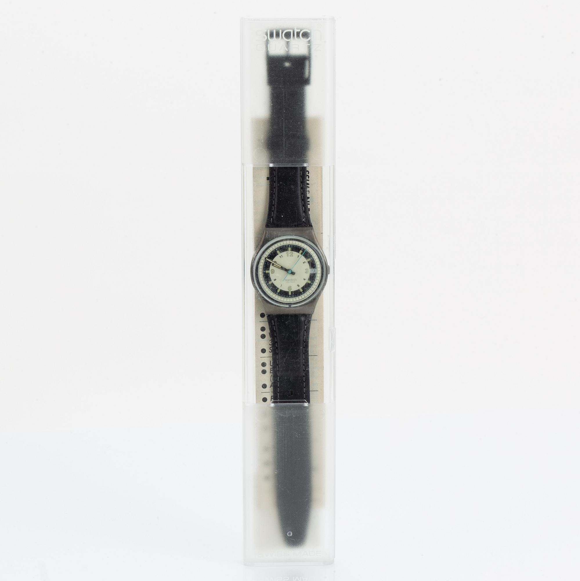 Swatch, MBA, wristwatch, 34 mm.