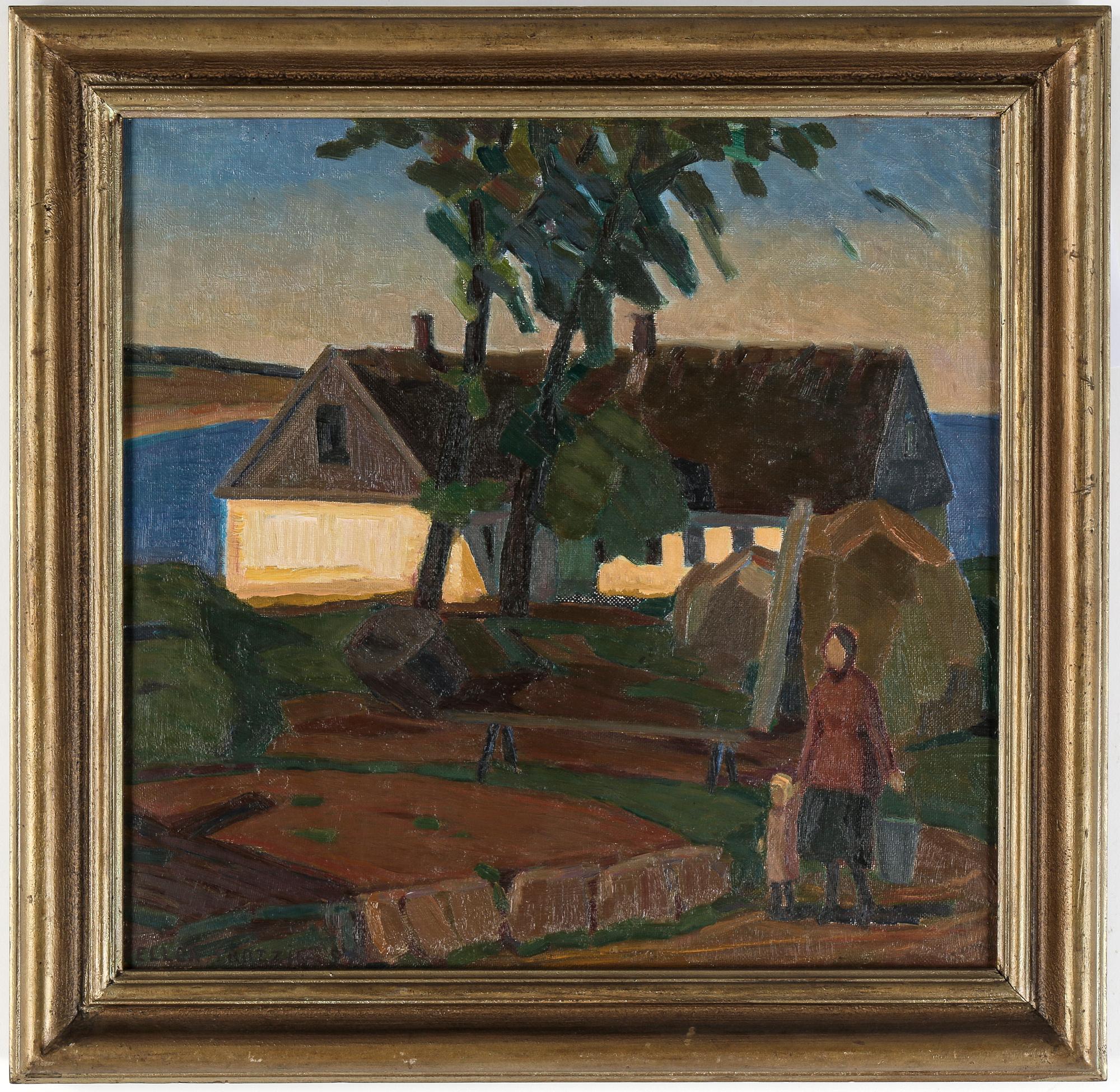 ELLEN TROTZIG, olja på duk, signerad och daterad- 27.