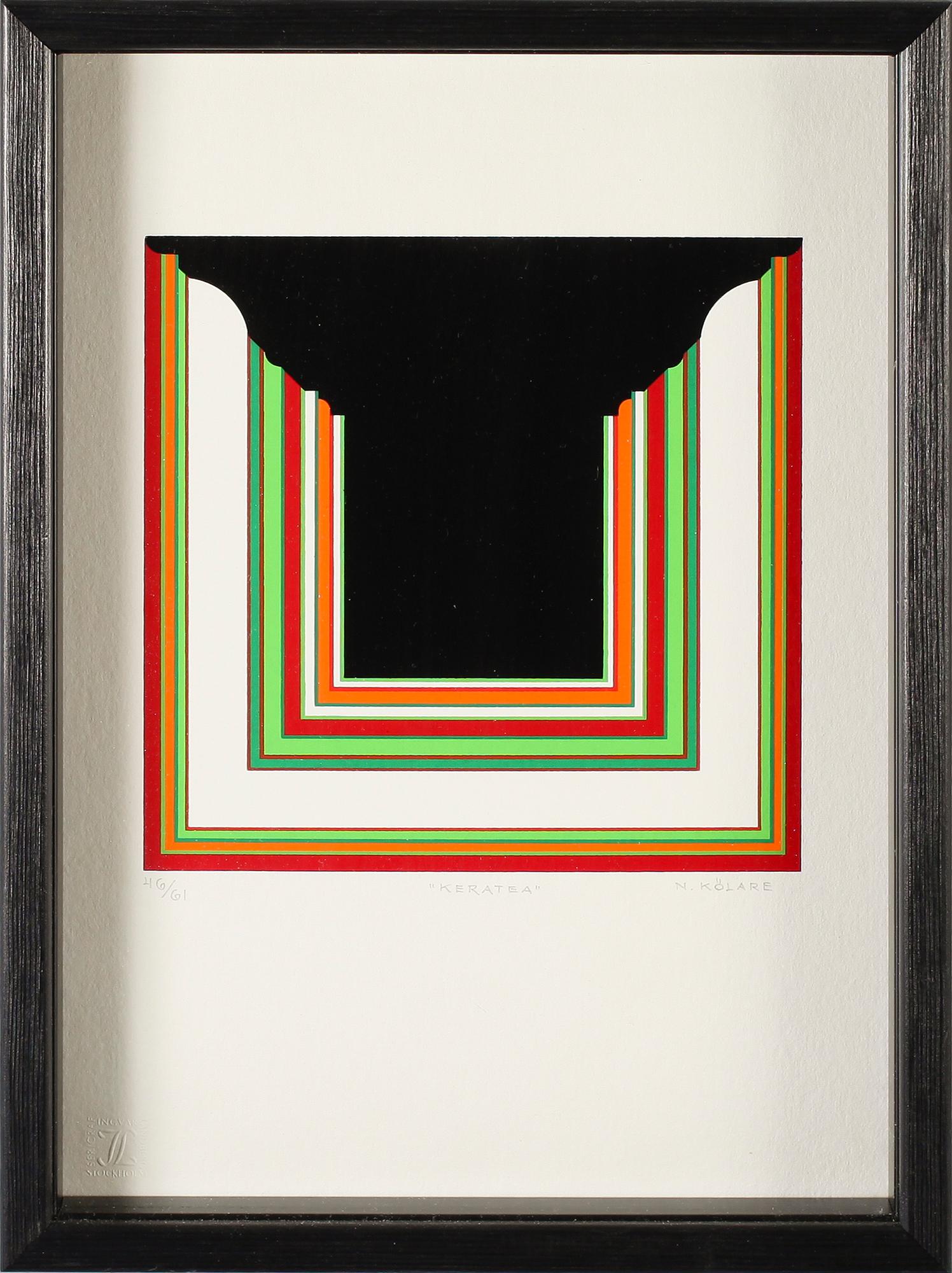 NILS KÖLARE, 6 serigrafier, Palladio-svit, signerade och numrerade 46/61.