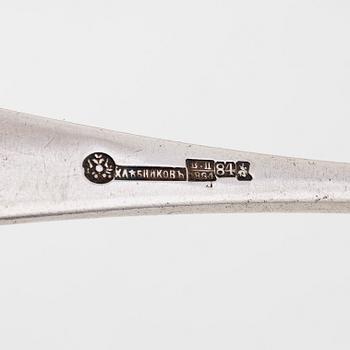 Khlebnikov, Slev, silver, med hovleverantörsstämpel, Moskva 1884.