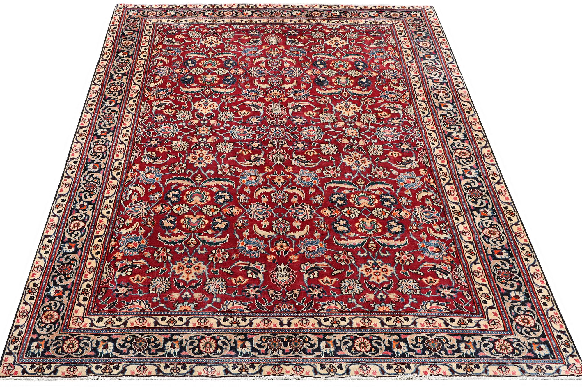 A carpet, Moud, ca 298 x 196 cm.