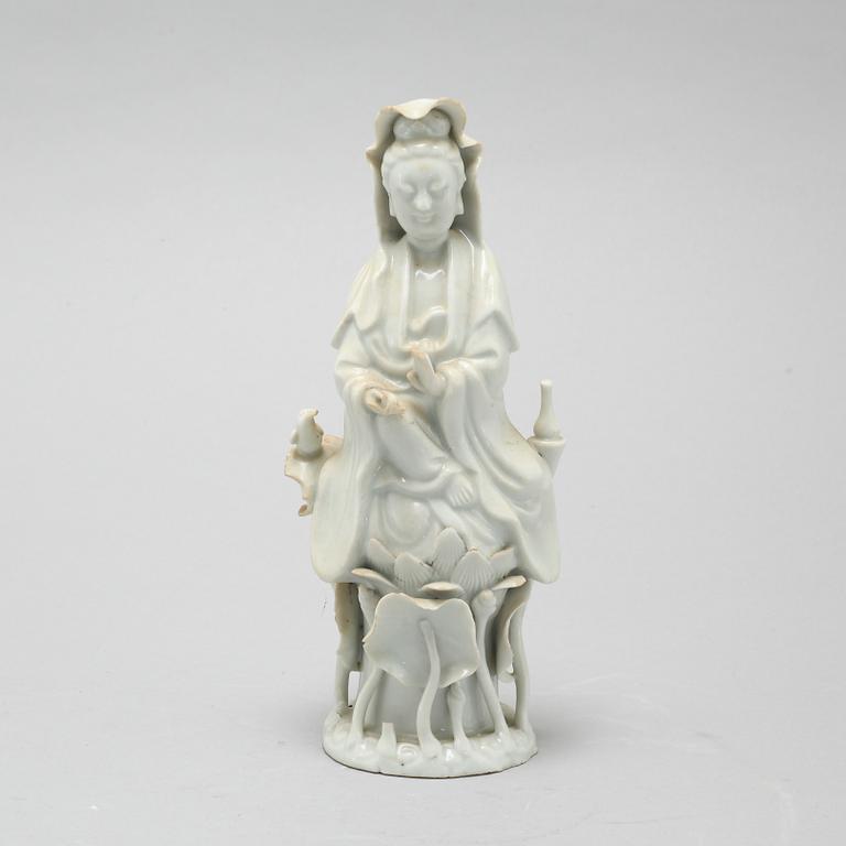 A 20th century blanc de chine figure.