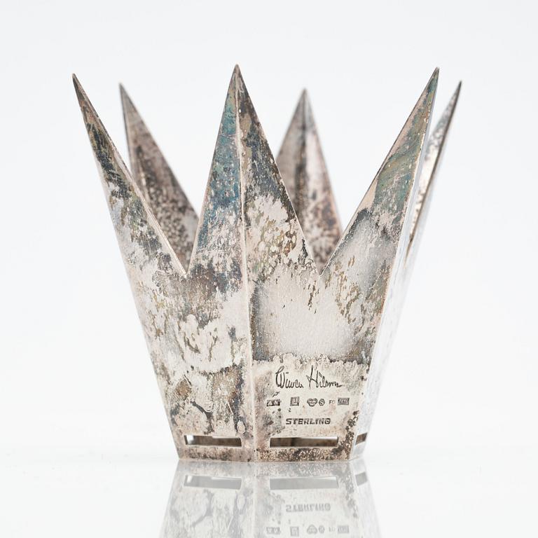 Wiwen Nilsson, bridal crown, silver, Lund, 1958.