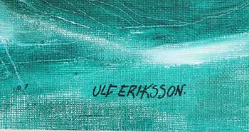 ULF ERIKSSON o KRISTINA MUNKLINDE, olja på duk resp färgetsning, sign.