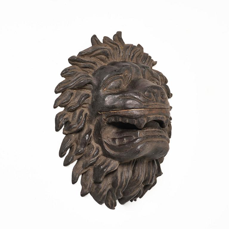 Anna Petrus, a cast iron mascaron, Näfveqvarns bruk, Swedish Grace.