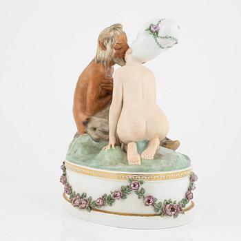 Gerhard Henning, a porcelain figurine, Royal Copenhagen, Denmark, early 20th Century.