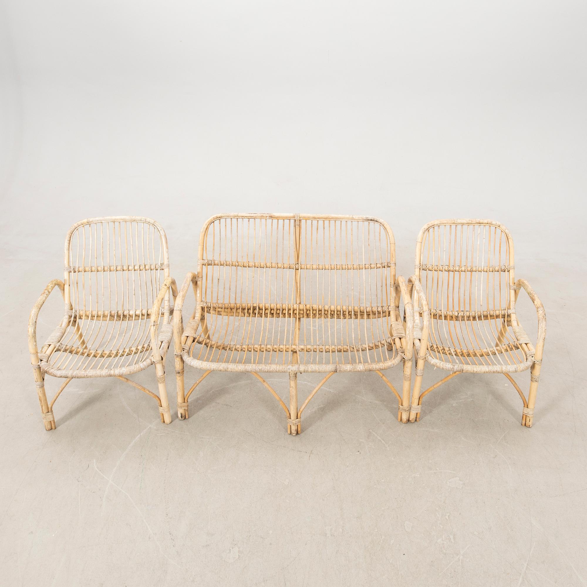 Trädgårdsgrupp 3 dlr 1900-talets mitt.