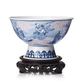 A porcelain tazza, presumably republic.