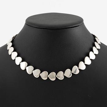 Hans Hansen, collier, silver, Danmark.