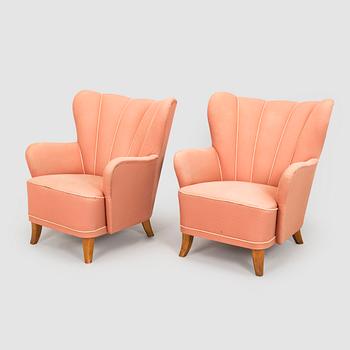A mid-20th century armchairs.