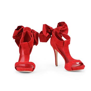 755. ALEXANDER MCQUEEN, a pair of high-heeled sandals.