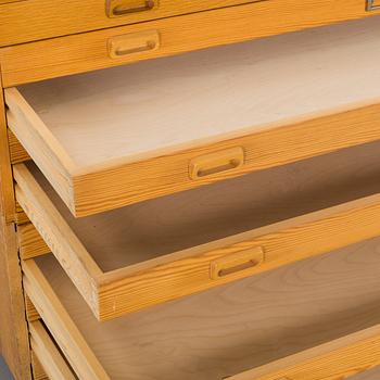 ARKIVSKÅP/ARKITEKTSKÅP, 1900-talets andra hälft.