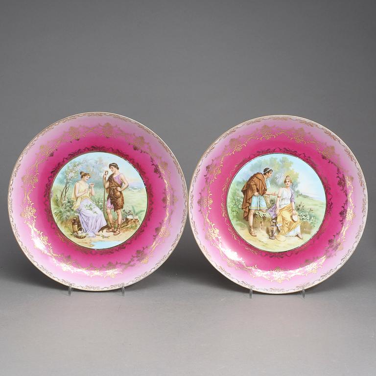FAT, porslin, senempire, Wein, 1800-talets mitt.