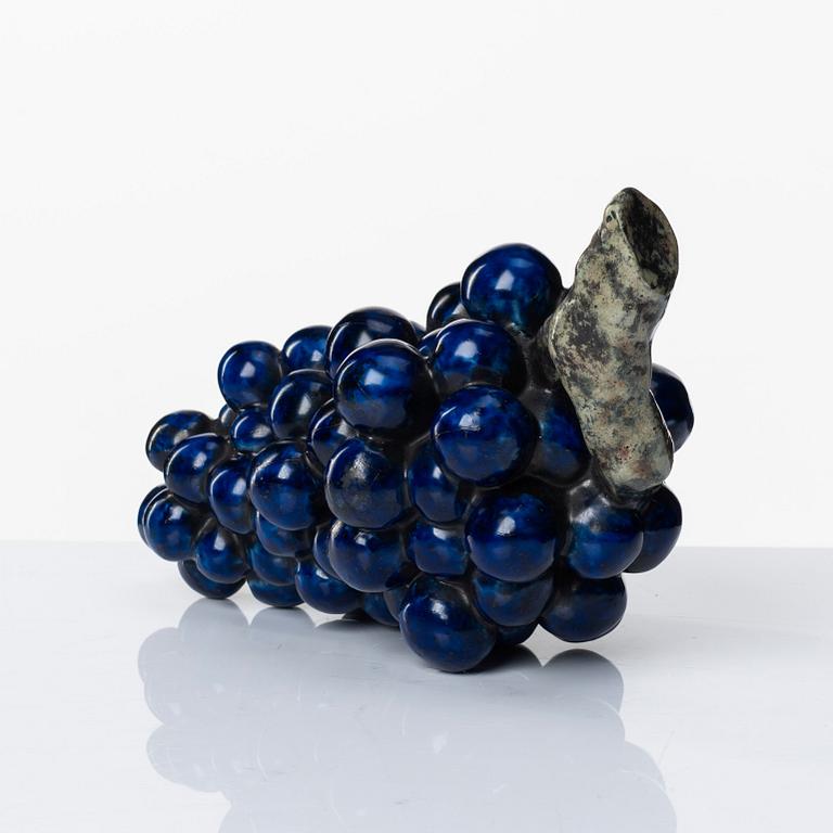 Hans Hedberg, a faience sculpture of a bunch of grapes, Biot, France.