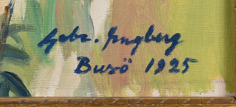 Gabriel Engberg, öljy kankaalle, signeerattu ja päivätty-25.