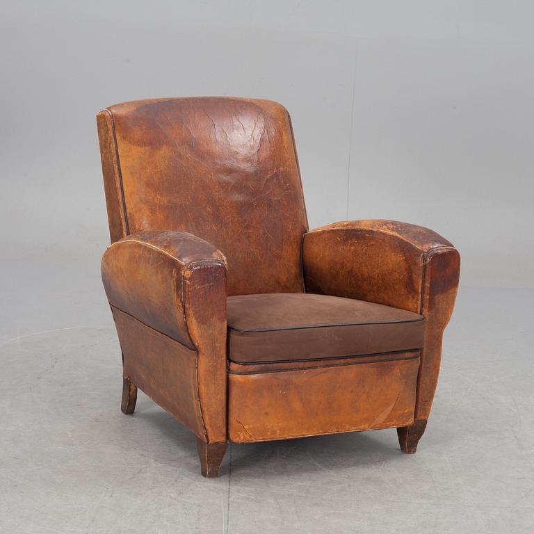 FÅTÖLJ, art deco, Frankrike 1930-tal.