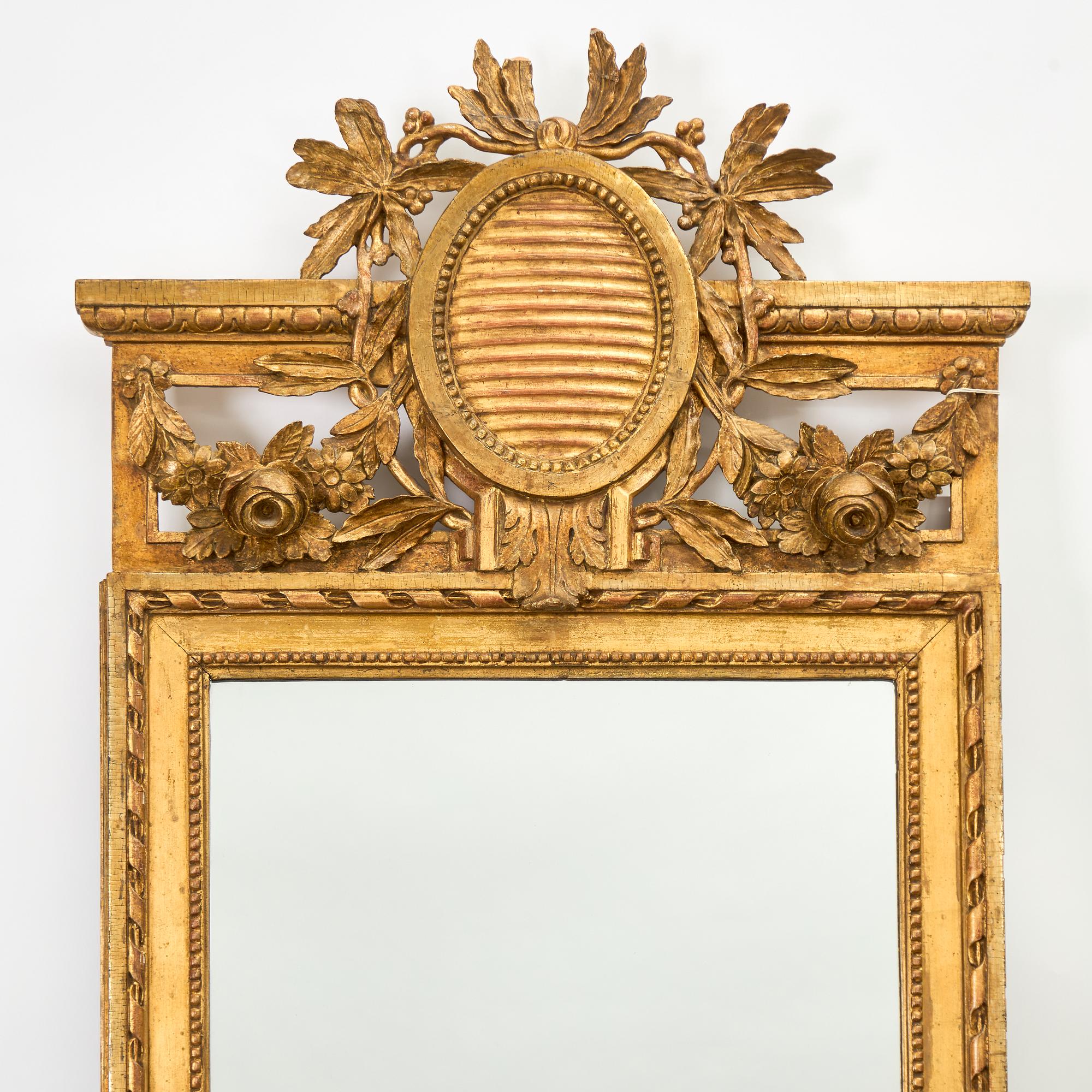 Spegel, av Carl Gustaf Fyrwald (mästare i Stockholm 1776-1825), Gustaviansk.