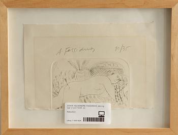 ALEXANDRE FASSIANOS, etsning, sign o numr 10/35.