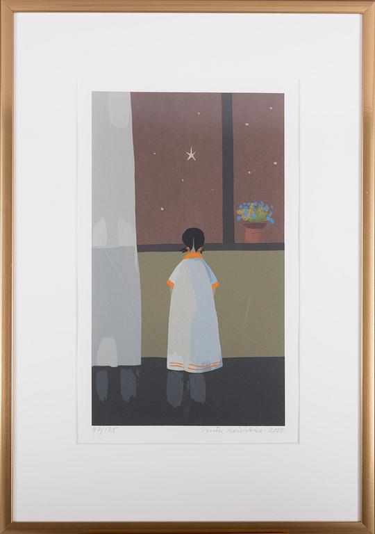 PENTTI KOIVIKKO, serigrafi, signerad och daterad 2000, numrerad 97/125.