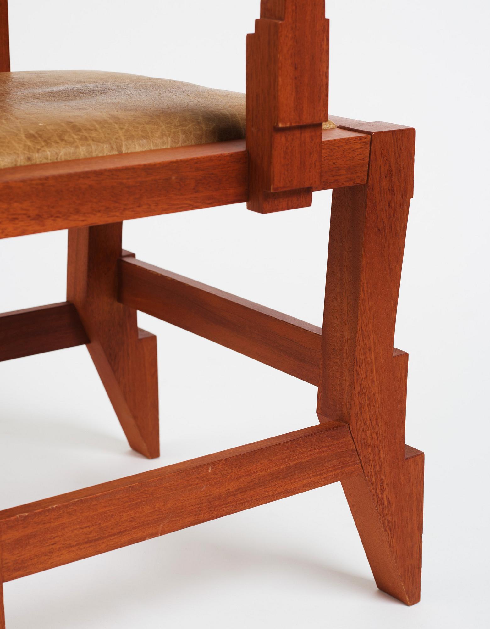 John Kandell, a set of six "Solitär" chairs, Källemo, Värnamo post 1985.