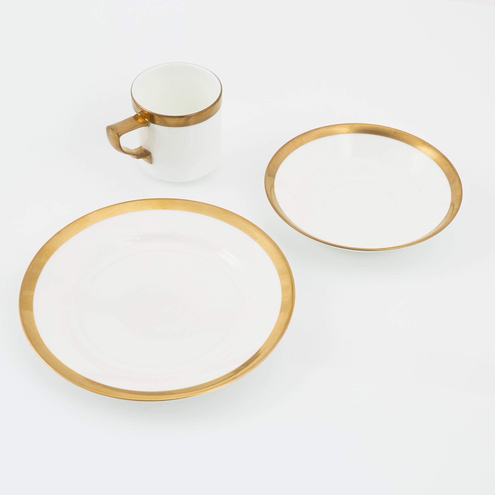 Karin Björquist, a 24-piece 'Nobel' bone china coffee service from Rörstrand.