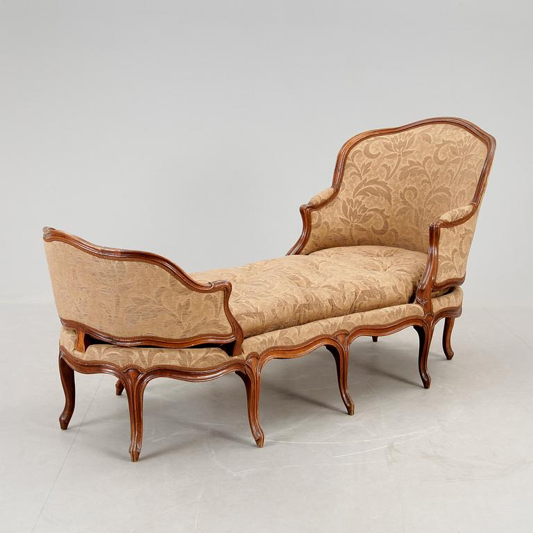 CHAISE LONGUE, rokokostil, 1800-talets andra hälft.