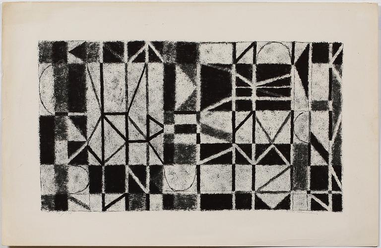 OLLE BONNIÉR, litografier, 5 st, sign och numr.