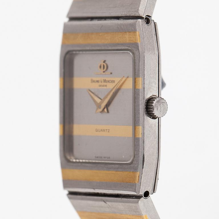 Baume et Mercier, armbandsur, 20 x 25 mm.