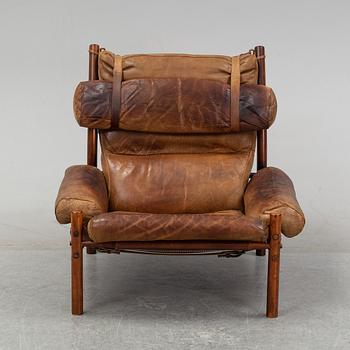 Arne Norell, an 'Inca' stained beech easy chair, Norell Möbel AB, 1970's.