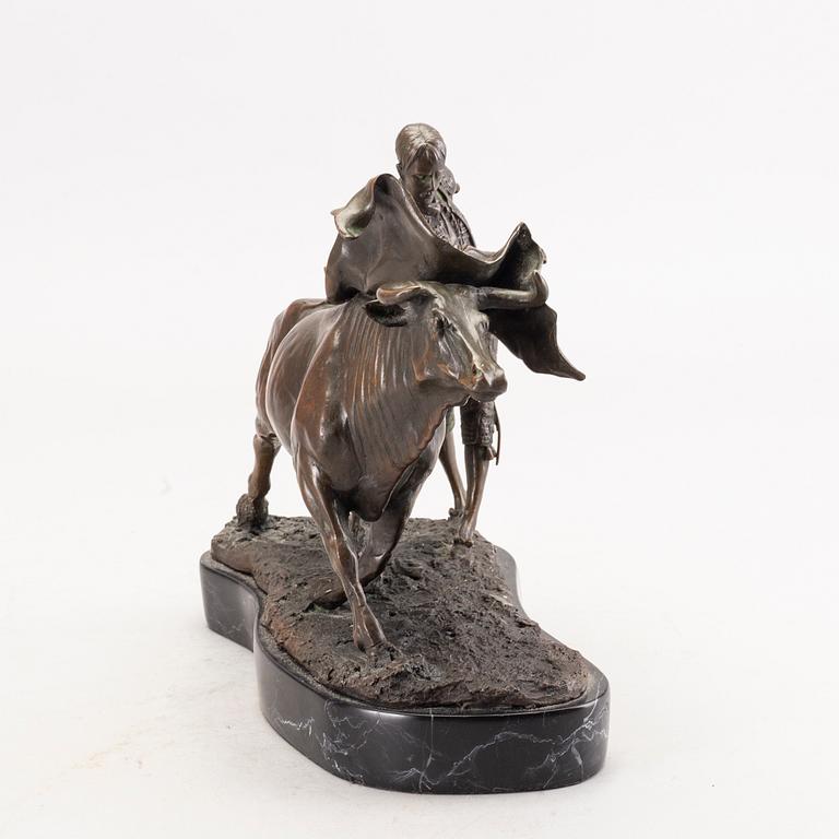 Okänd konstnär 1900-tal , skulptur brons.