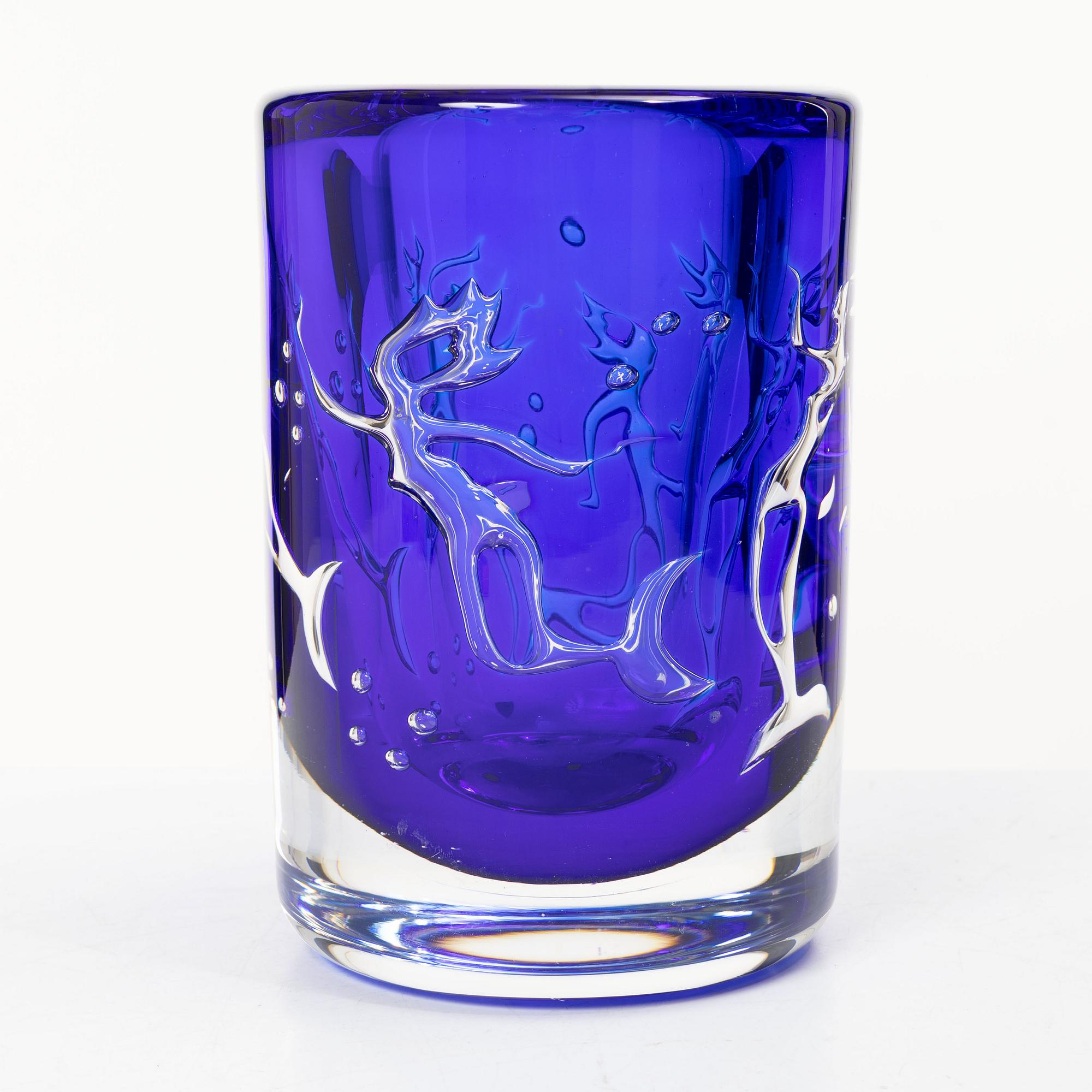 Olle Alberius, a vase, Orrefors.