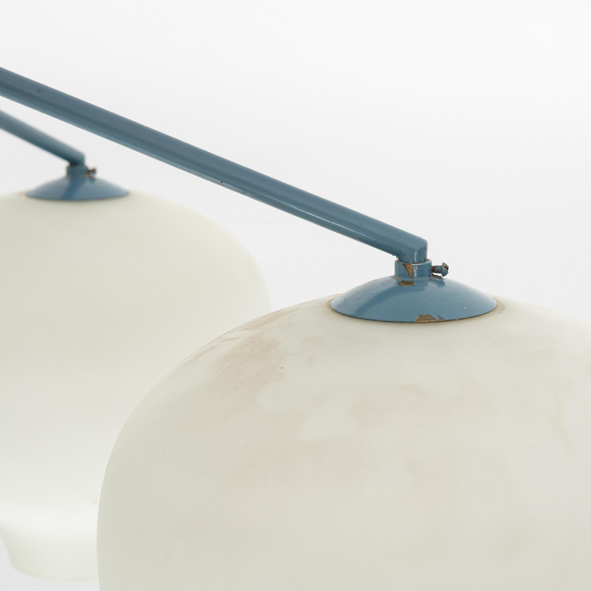 A ceiling light, mid 20th Century.