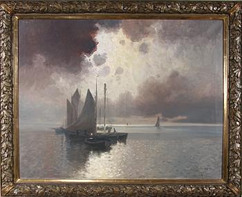 CARL BRANDT, olja på duk, sign o dat.