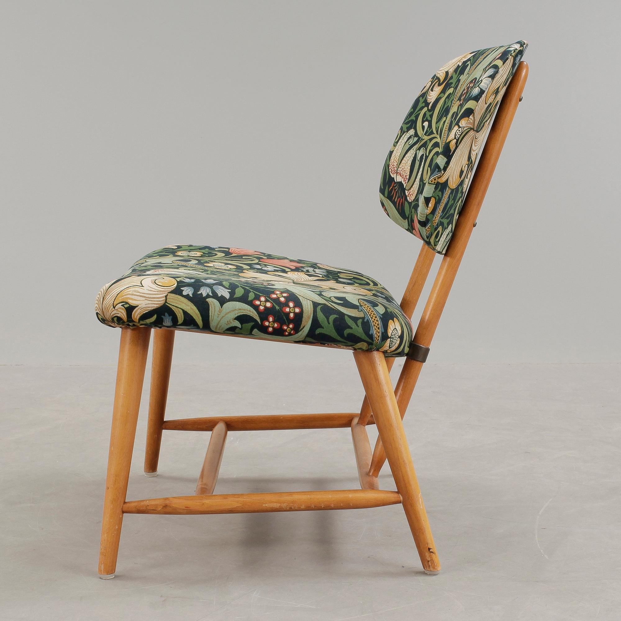 STOL, "TeVe", Alf Svensson, Ljungs Industrier. Modellen formgiven 1953.