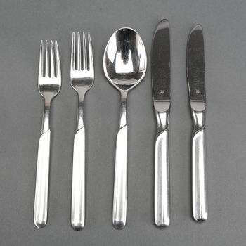 BESTICK, 35 delar, "Onda", rostfritt stål, WMF, Württembergische Metallwarenfabrik, Tyskland, 2000-tal.
