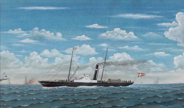 Niels Eukarius Frantzén, Postskip "Freyr".