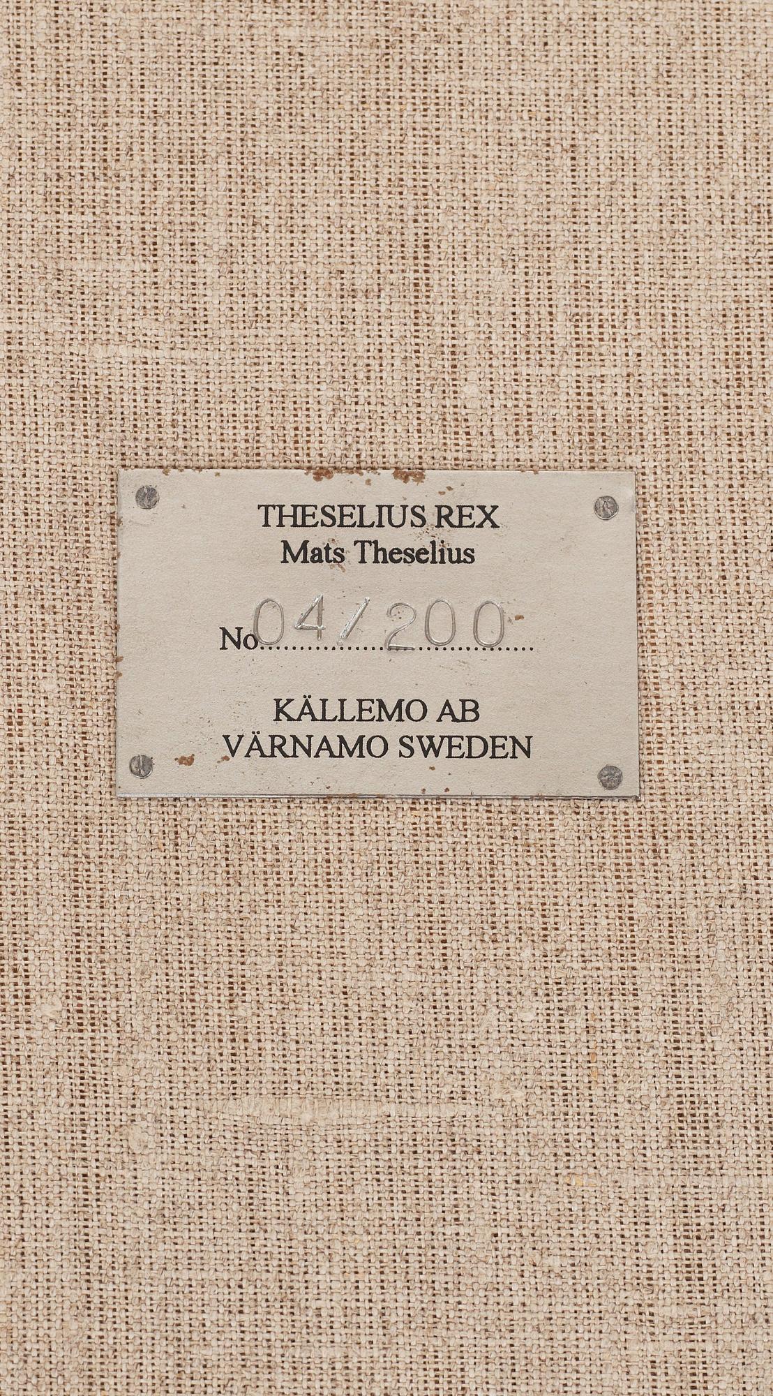 A Mats Theselius armchair 'Theselius Rex' by Källemo, circa 1995.