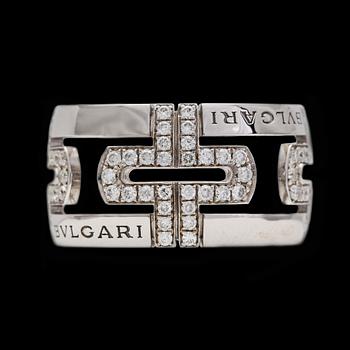 124. RING, BULGARI, briljantslipade diamanter, tot. ca 1.60 ct.