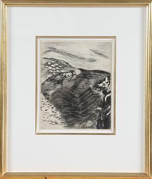 MARC CHAGALL, etsning, plåtsign.