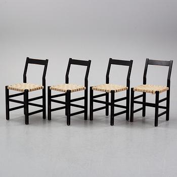 John Kandell, a set of four "Schablon" chairs for Källemo, late-20th century.