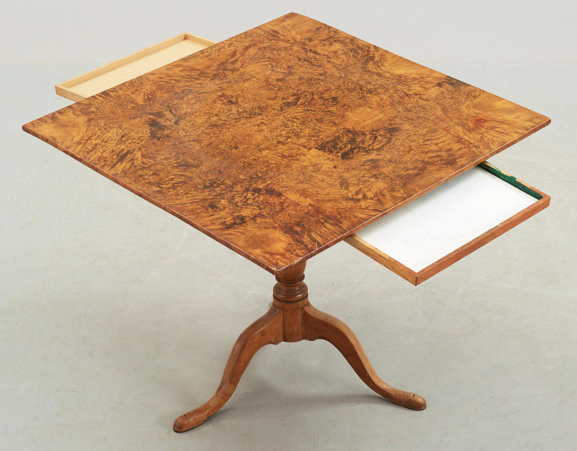 FÄLLBORD, 1800-tal.