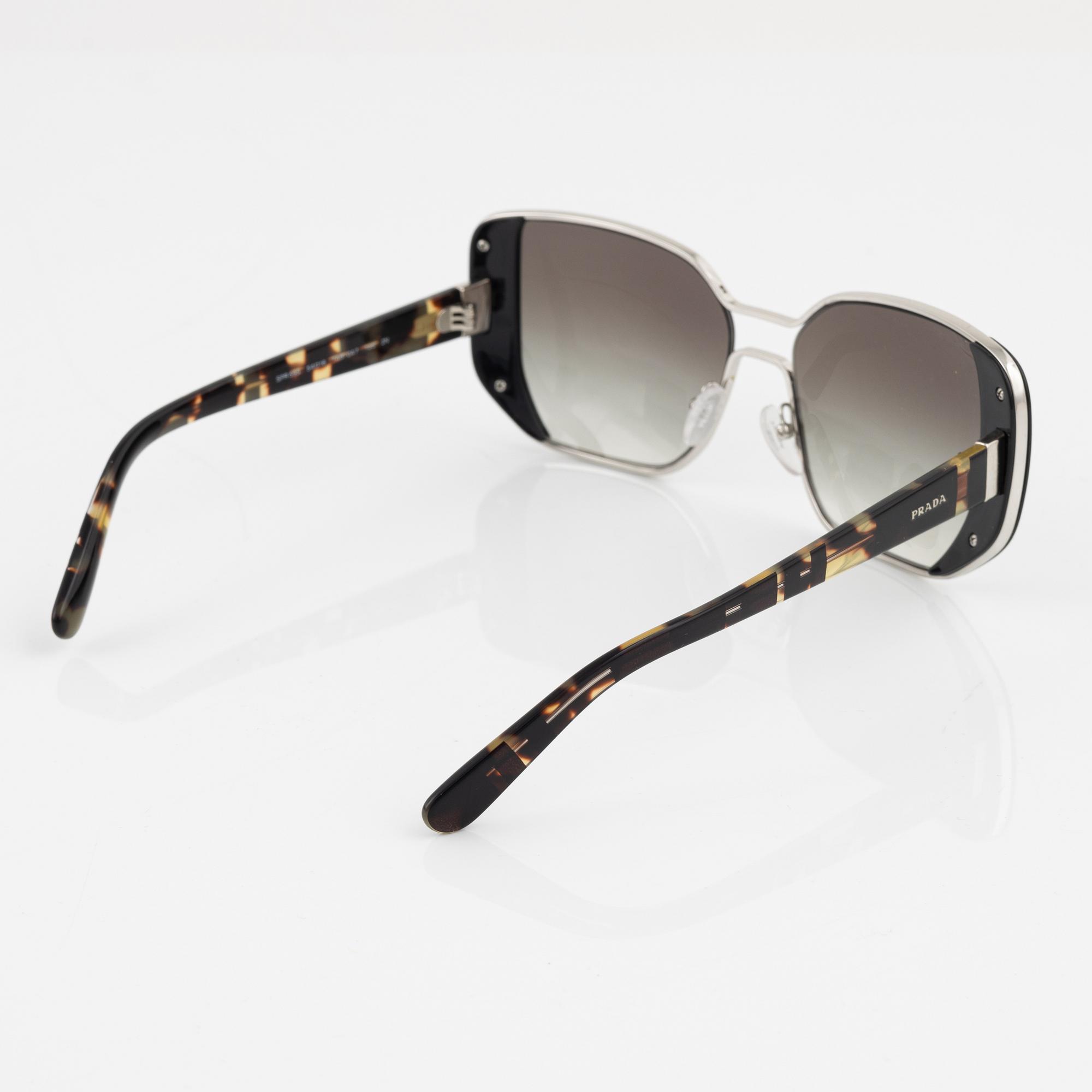 Prada, sunglasses.