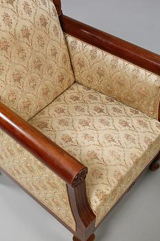 FÅTÖLJER, ett par, 1900-talets början.