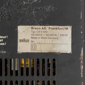 Dieter Rams, stereoutrustning, 5 delar, Braun, Tyskland 1970-tal.