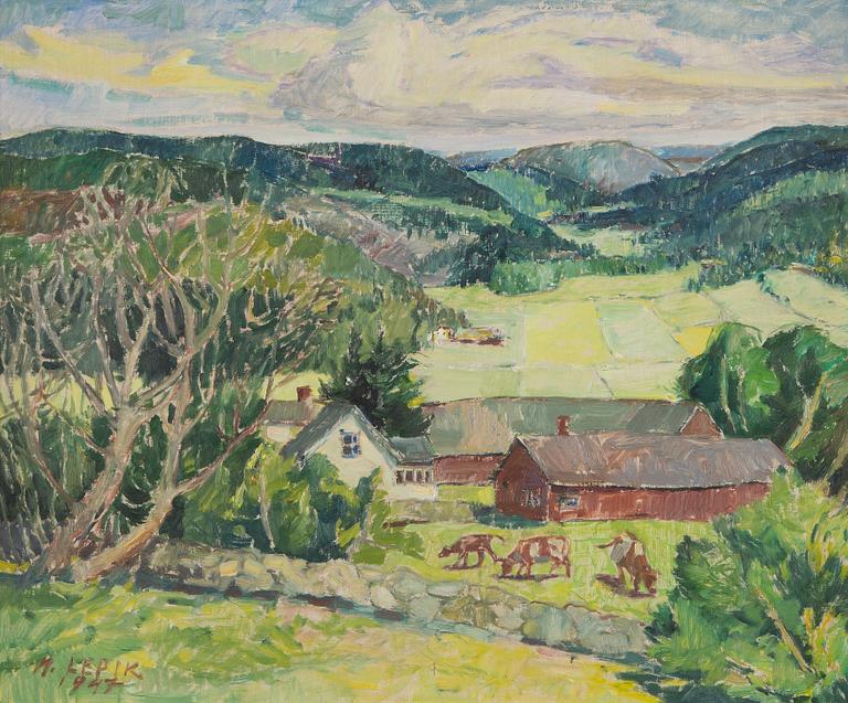 Hugo Lepik, Landscape.