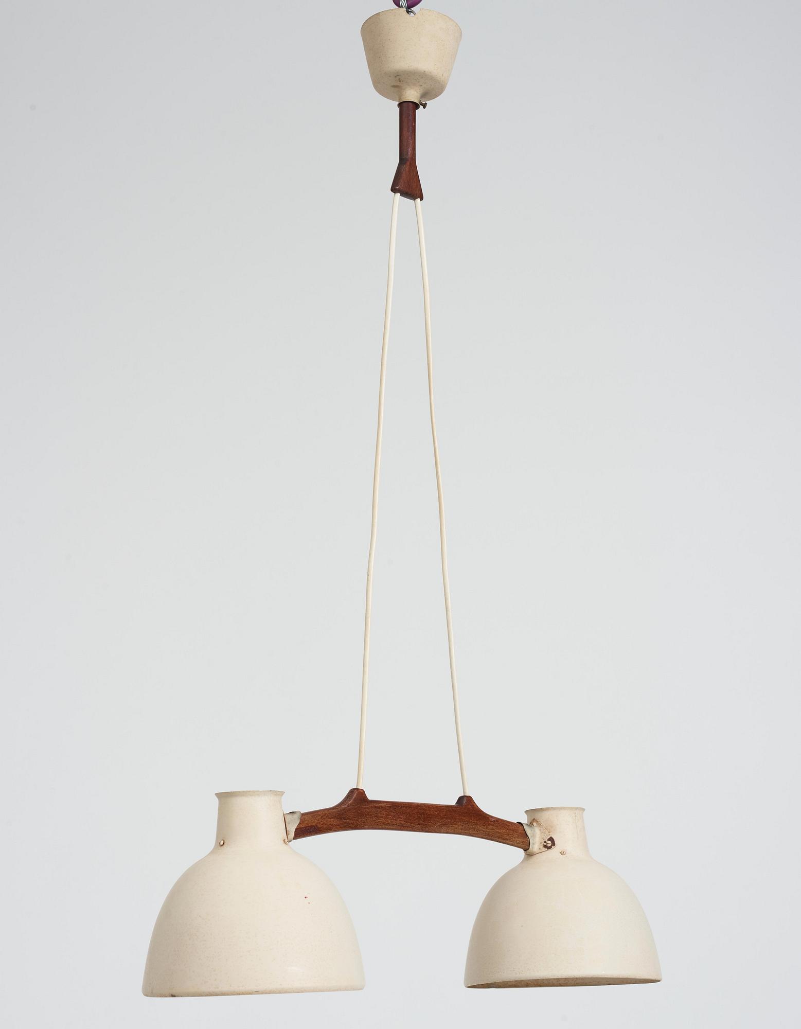 Hans-Agne Jakobsson, taklampa, "S-609" Hans-Agne Jakobsson AB, Åhus, 1950-tal.