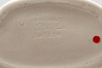 STIG LINDBERG, parian, "Mannen med mask", Gustavsberg.